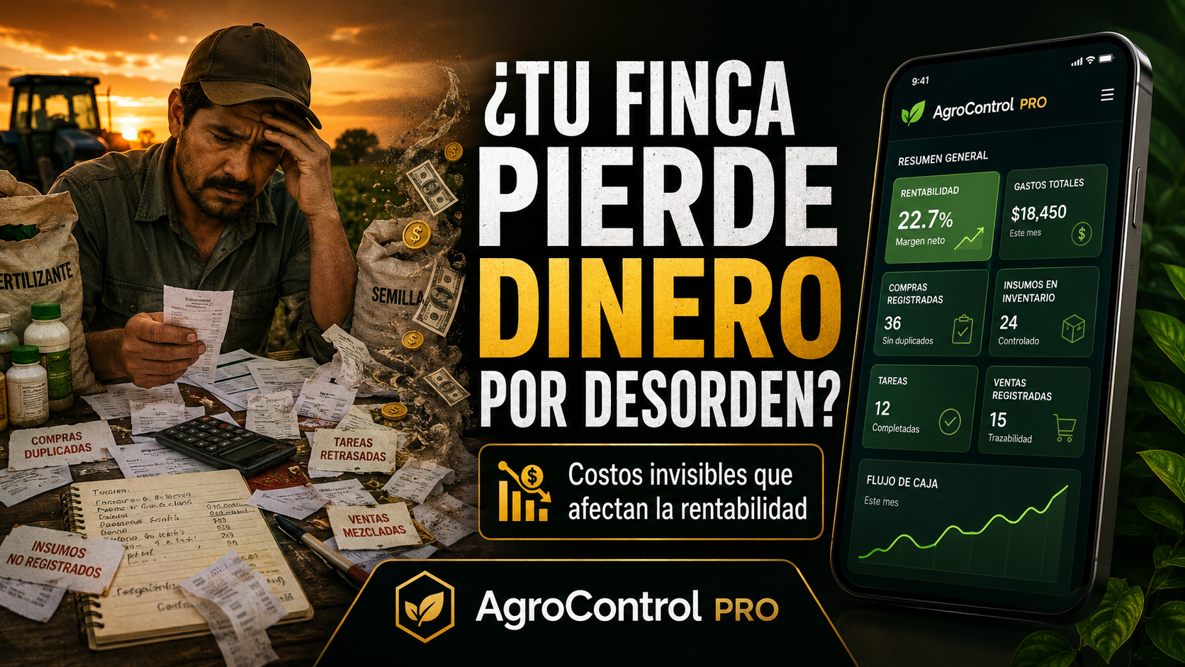 El costo invisible del desorden en la finca